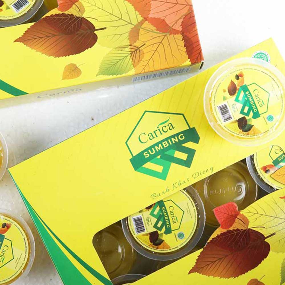 carica-cup-kecil Carica Sumbing kemasan Cup